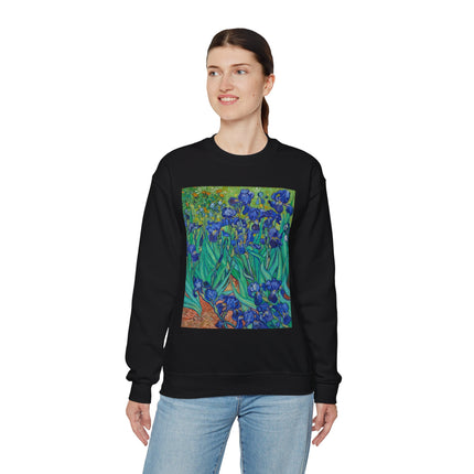 Irises by Vincent Van Gogh Heavy Blend™ Crewneck Sweatshirt