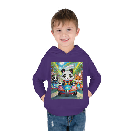 Bumper Car Bonanza Toddler Pullover Fleece Hoodie