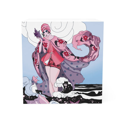Goddess of the Swirling Sea Note Cube