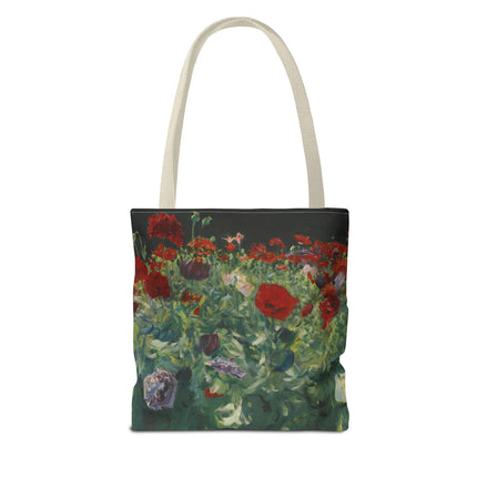 Poppies (A Study of Poppies for Carnation, Lily, Lily, Rose) by John Singer Sargent Tote Bag (AOP)