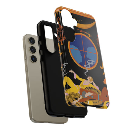 Art Deco Lounge Phone Case – Opulent Smoke & Timeless Glamour