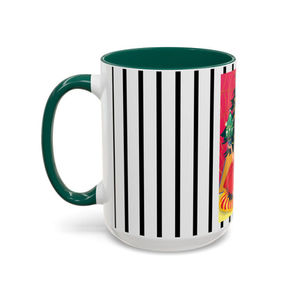 Art Deco Christmas Enchantment Colorful Mugs (11oz, 15oz)