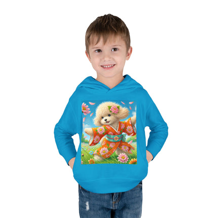 Chrysanthemum Meadow Play Toddler Pullover Fleece Hoodie