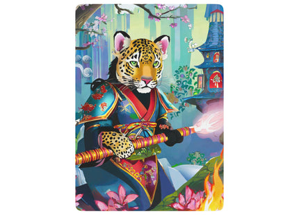 Cyberpunk Leopard Playing Cards