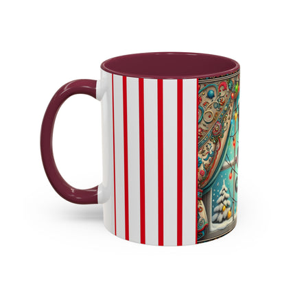 Mischief in Tinselland Colorful Mugs (11oz, 15oz)