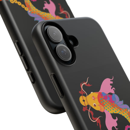 Golden Koi Phone Case – Lucky Swim & Vibrant Fortune