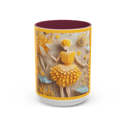 Dandelion Fairy Colorful Mugs (11oz, 15oz)