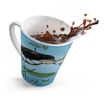 The Crow and the Frog Latte Mug