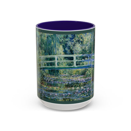 Water Lilies and Japanese Bridge by Claude Monet Colorful Mugs (11oz, 15oz)