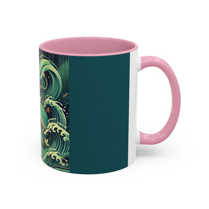 Mermaid Queen Rising from the Deep Colorful Mugs (11oz, 15oz)