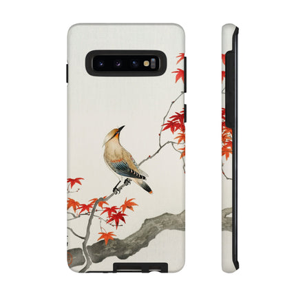 Japanese Bird on Maple by Ohara Koson Phone Cases