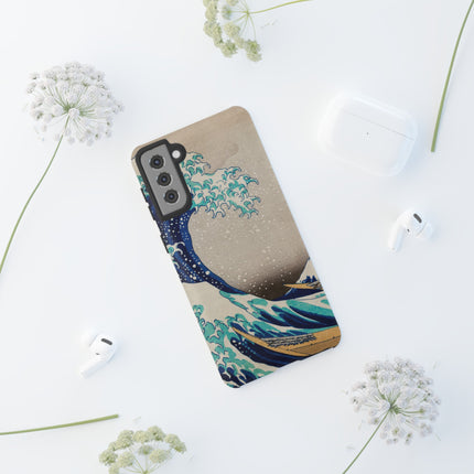 The Great Wave off Kanagawa by Katsushika Hokusai Phone Cases