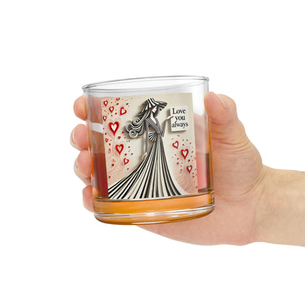 Love You Always Rocks Glass, 10oz