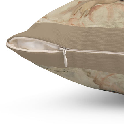Les Femmes Fatales by Gerda Wegener Spun Polyester Square Pillow