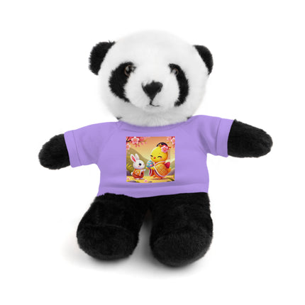 Whimsical Springtime Exchange Stuffed Animals with Tee