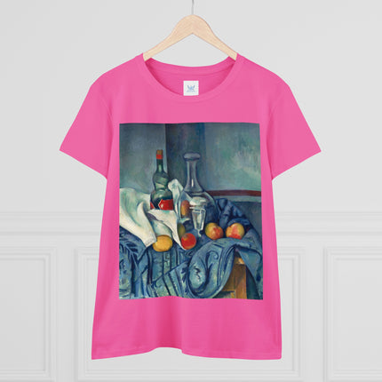 The Peppermint Bottle by Paul Cézanne Women's Midweight Cotton Tee