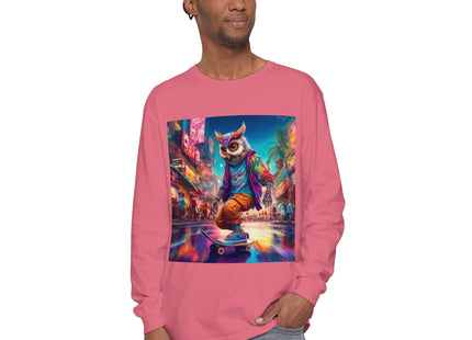 Neon Skater Garment-dyed Long Sleeve T-Shirt