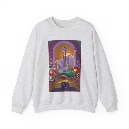 February & Amethyst (from the Gem Series) by Sofia Chiostri Heavy Blend™ Crewneck Sweatshirt