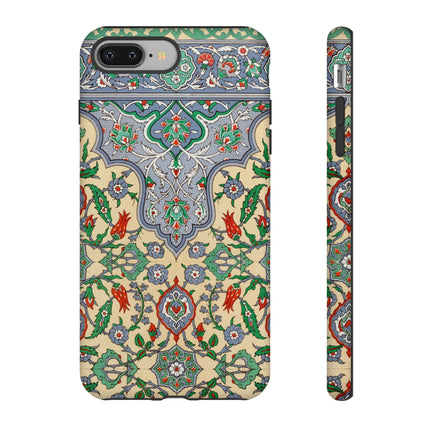 Arabic Art Pattern, Plate by Emile Prisse d’Avennes Phone Cases