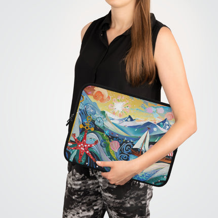 Nautical Patterns Laptop Sleeve