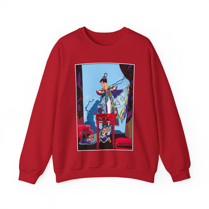 A Visual Journey by Umberto Brunelleschi Women's Heavy Blend™ Crewneck Sweatshirt
