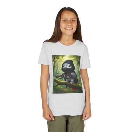 The African Grey Sentinel Youth Short Sleeve Tee