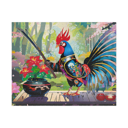 Cyberpunk Rooster Puzzle (110, 252, 520-piece)