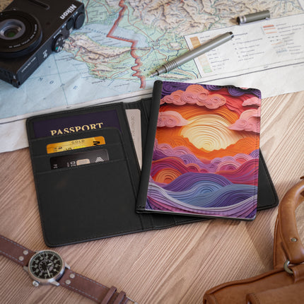 Dramatic Sunset Sky Passport Cover
