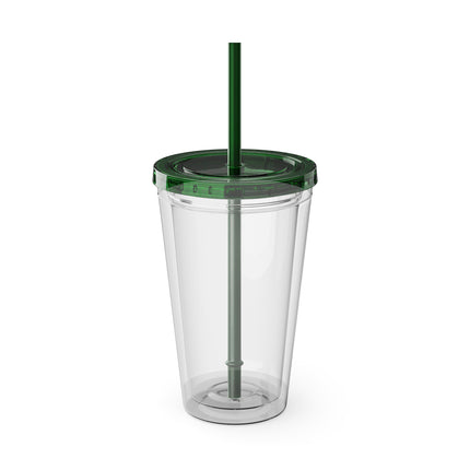 Fawn Defender Sunsplash Tumbler with Straw, 16oz
