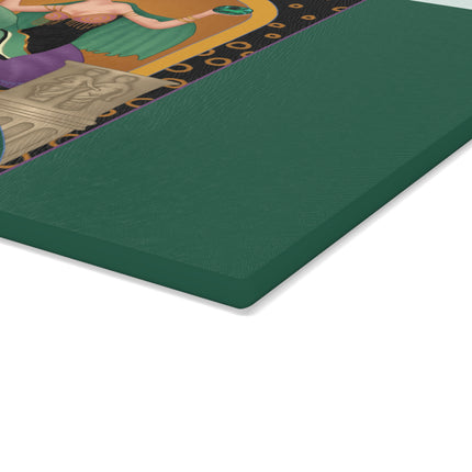 May & Emerald Zodiac Glass Cutting Board