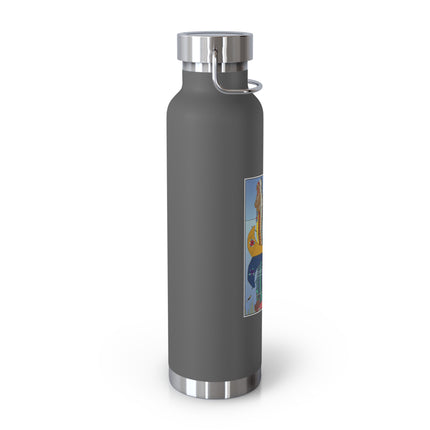Le long du Missouri (Indian couple on the Missouri River) by George Barbier Copper Vacuum Insulated Bottle, 22oz