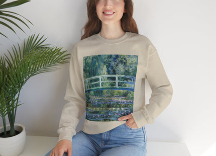 Water Lilies and Japanese Bridge by Claude Monet Heavy Blend™ Crewneck Sweatshirt