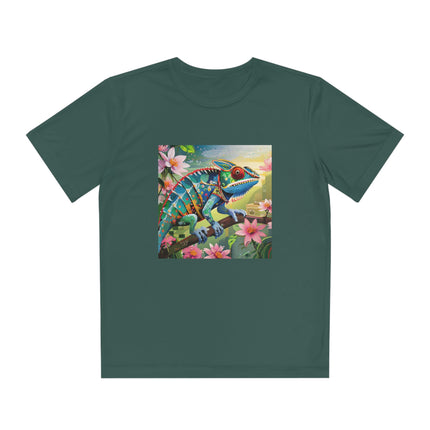 Camouflage Chameleon Youth Competitor Tee