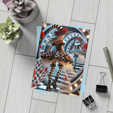 Halloween Witch Through the Mirror Postcards (envelopes included) - Bundles of 10, 30, 50 Pieces