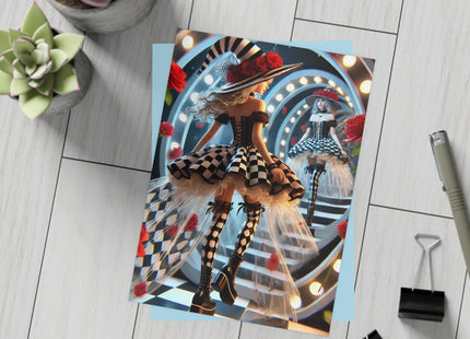 Halloween Witch Through the Mirror Postcards (envelopes included) - Bundles of 10, 30, 50 Pieces