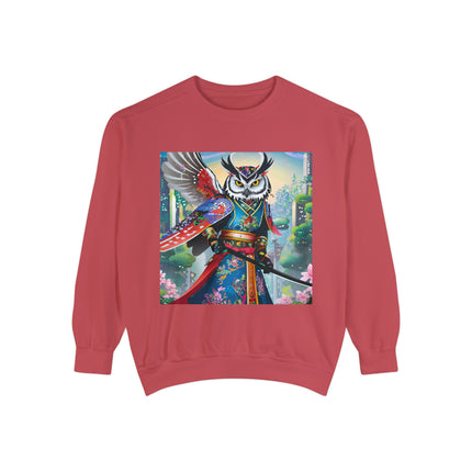 Cyberpunk Samurai Owl Sweatshirt