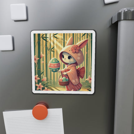 Geisha Kitten’s Easter Die-Cut Magnets (5 Sizes)