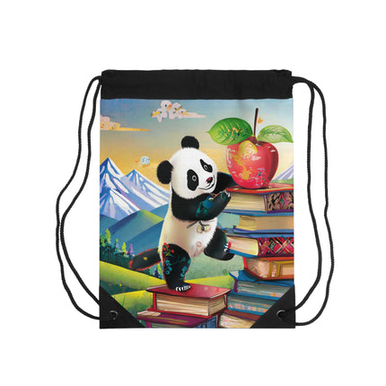 Cute Panda Drawstring Bag