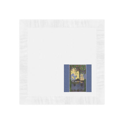 Whispers of Love White Coined Napkins