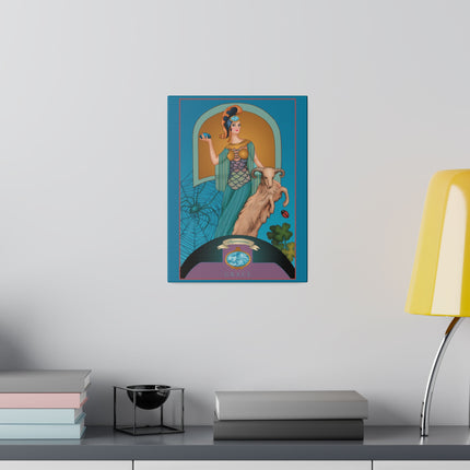 March & Aquamarine – Sofia Chiostri’s Oceanic Gem Portrait