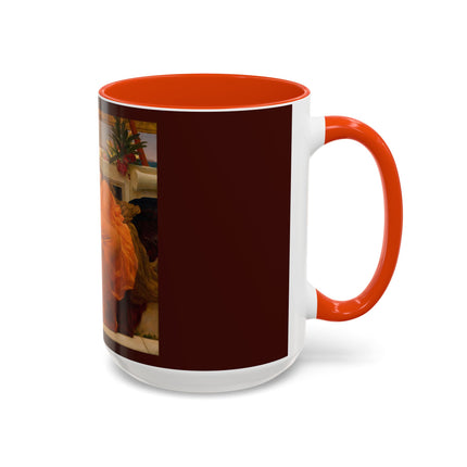Flaming June by Frederic Leighton Colorful Mugs (11oz, 15oz)