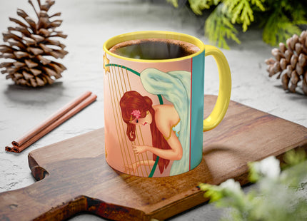 Heavenly Angel Duet Colorful Mugs (11oz, 15oz)
