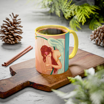 Heavenly Angel Duet Colorful Mugs (11oz, 15oz)