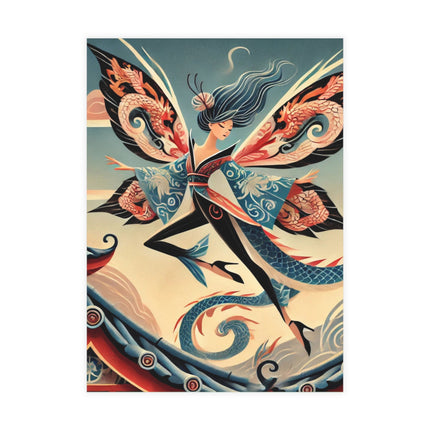 Dragon Fairy of the Temple Postcard Bundles (envelopes included) - Bundles of 10, 30, 50 Pieces