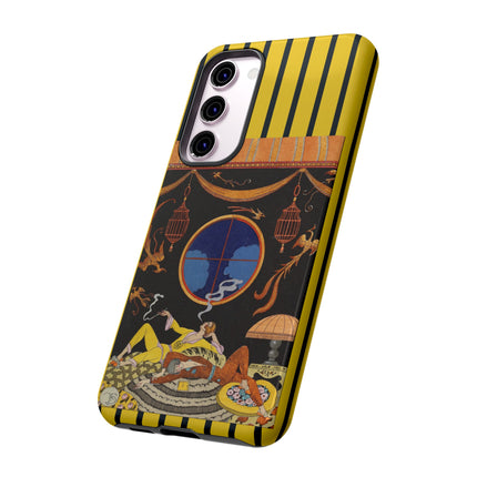 Falbalas et fanfreluches La paresse (Laziness) by George Barbier Phone Cases