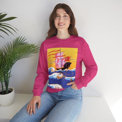 Golden Seas and Whimsical Dreams Heavy Blend™ Crewneck Sweatshirt