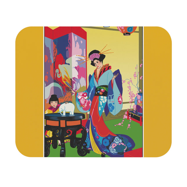 A Timeless Journey by Umberto Brunelleschi Mouse Pad, Rectangle