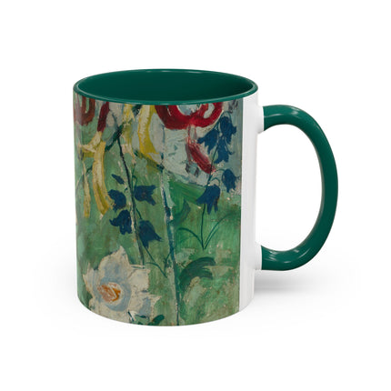 Flowers by August Babberger Colorful Mugs (11oz, 15oz)