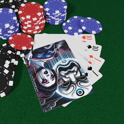 Geisha’s Black Ink Tears Playing Cards