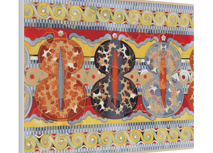 Reproduction of the Shield Frieze by Emile Gilliéron Matte Canvas, Stretched, 0.75"